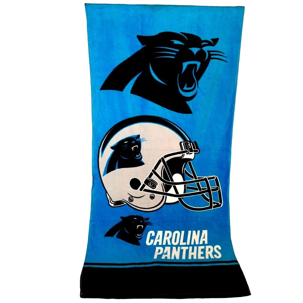 NORTHWEST NFL Carolina Panthers Beach Towel Officially Licensed 28